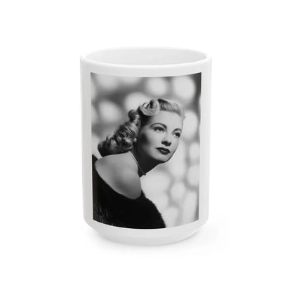 Lori Nelson #104 1 (Vintage Female Icon) White Coffee Mug-15oz-Go Mug Yourself