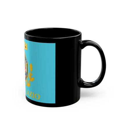 Flag of Lazio Italy - Black Coffee Mug-Go Mug Yourself