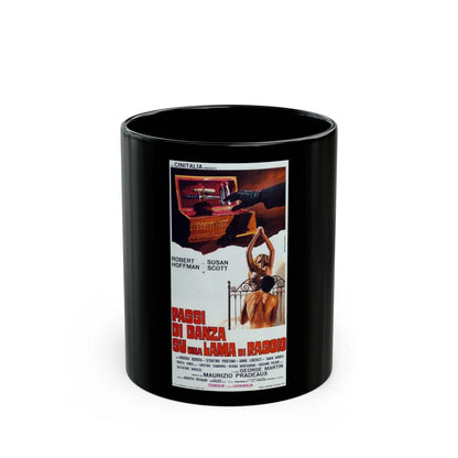 DEATH CARRIES A CANE 1973 Movie Poster - Black Coffee Mug-11oz-Go Mug Yourself