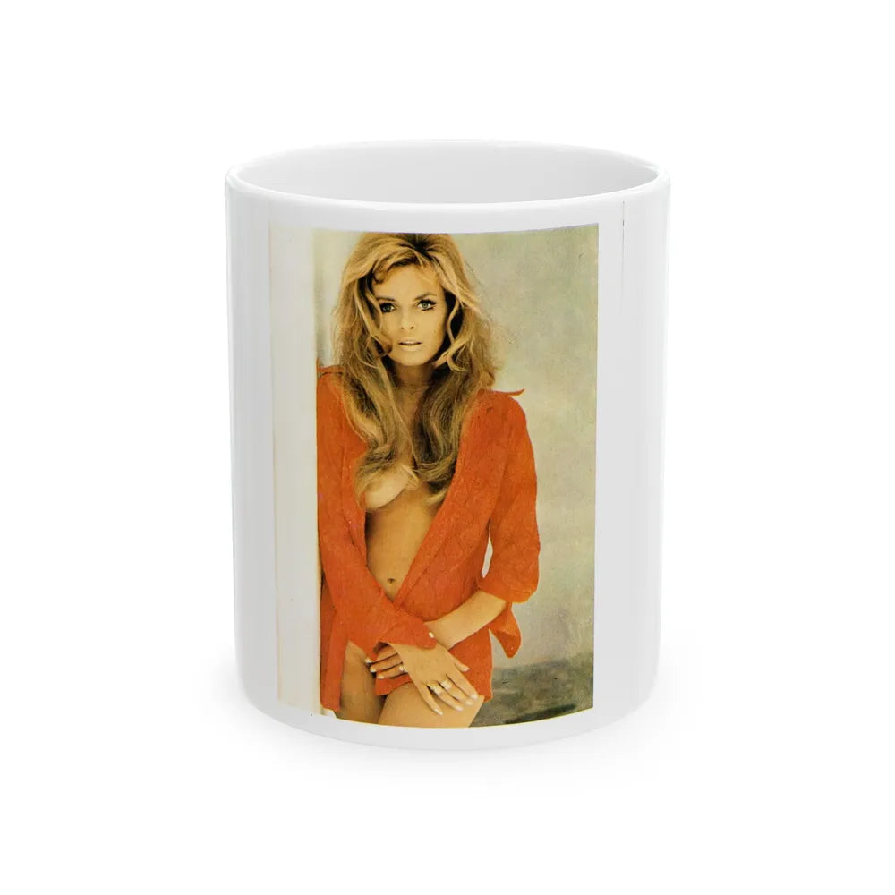 Julie Ege #203 (Vintage Female Icon) White Coffee Mug-11oz-Go Mug Yourself