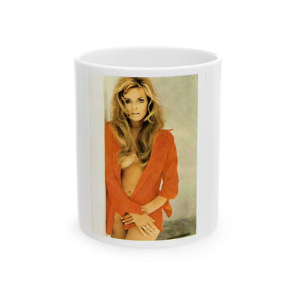 Julie Ege #203 (Vintage Female Icon) White Coffee Mug-11oz-Go Mug Yourself