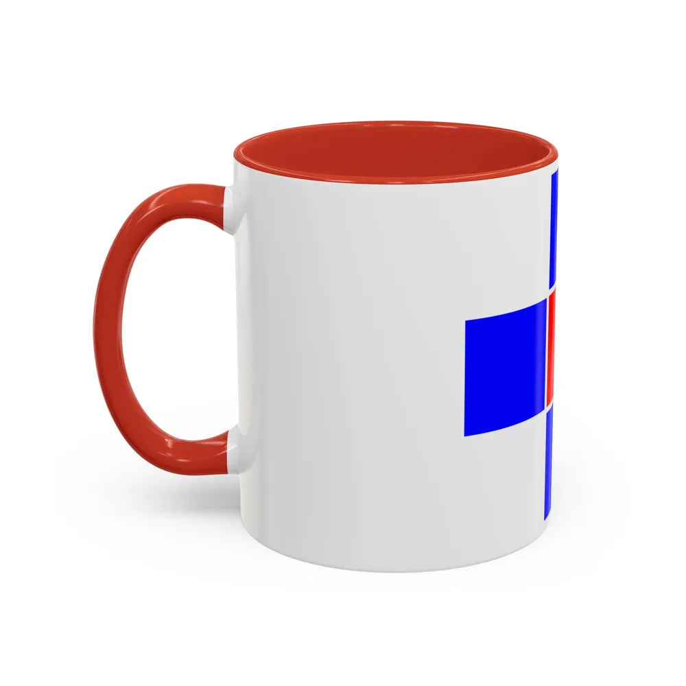 Flag of Attard Malta - Accent Coffee Mug-Go Mug Yourself