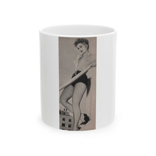 Kim Novak #179 - Scanned Mag. 66 Photos (Vintage Female Icon) White Coffee Mug-11oz-Go Mug Yourself