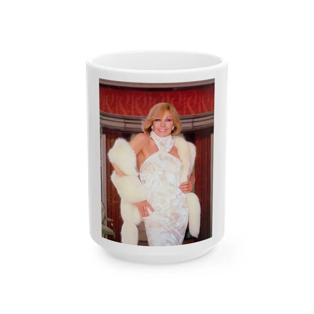 Kim Novak #317 (Vintage Female Icon) White Coffee Mug-15oz-Go Mug Yourself