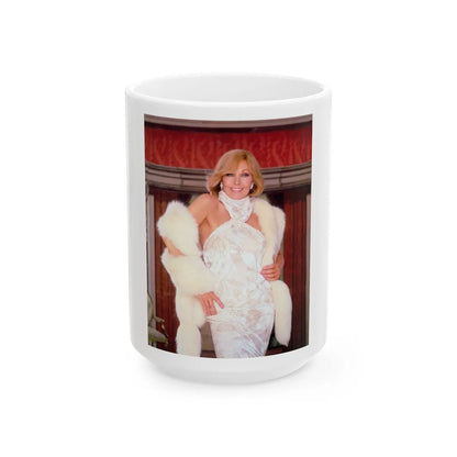 Kim Novak #317 (Vintage Female Icon) White Coffee Mug-15oz-Go Mug Yourself