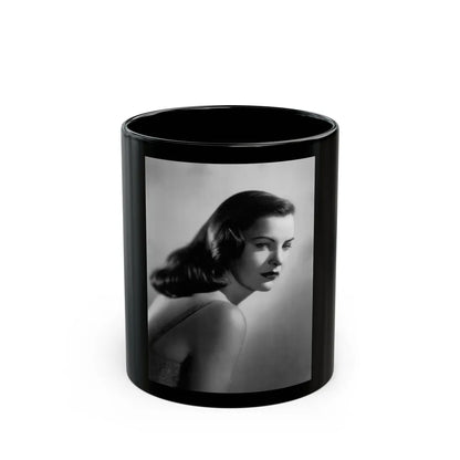 Ella Raines #166 (Vintage Female Icon) Black Coffee Mug-11oz-Go Mug Yourself