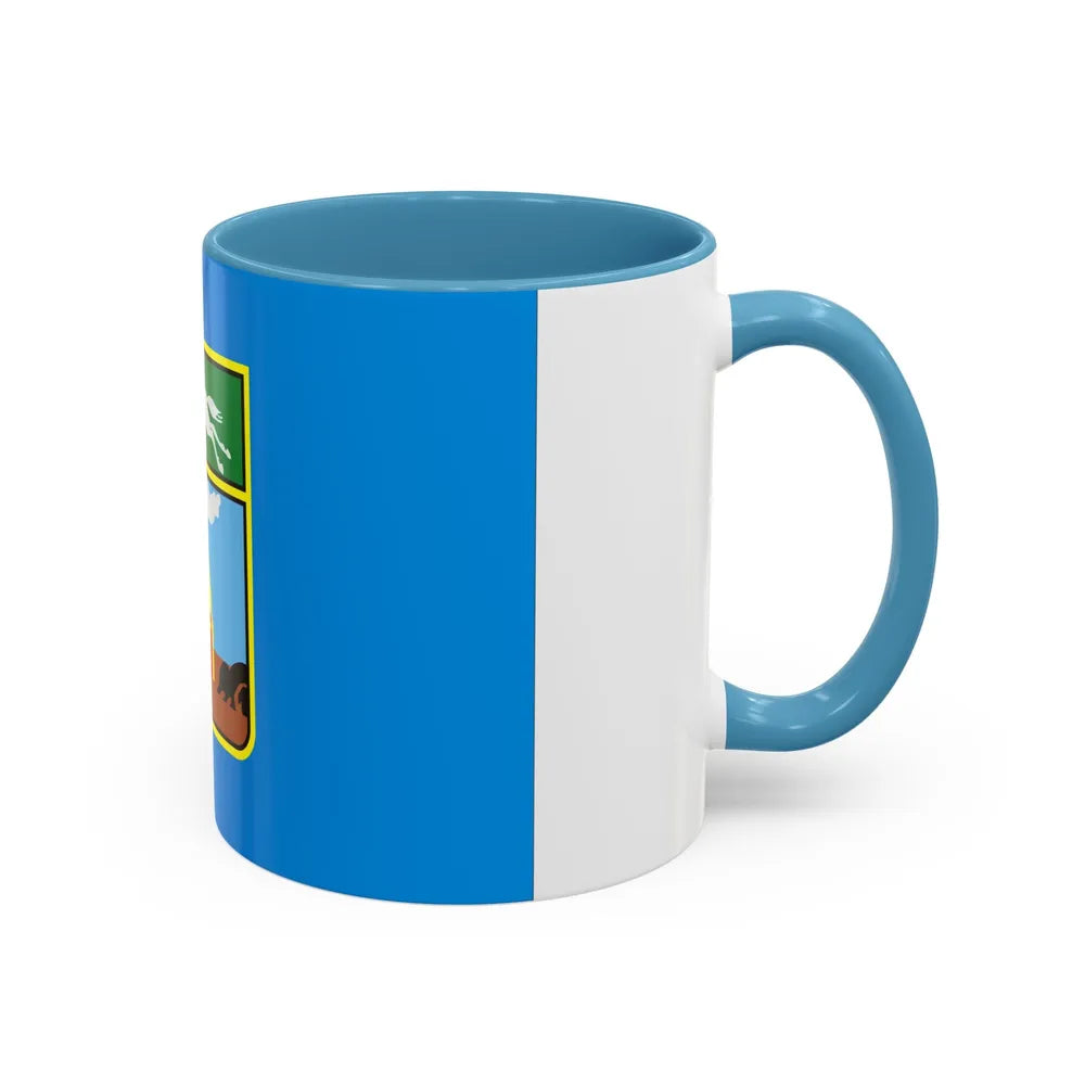 Flag of Barnaul Russia - Accent Coffee Mug-Go Mug Yourself