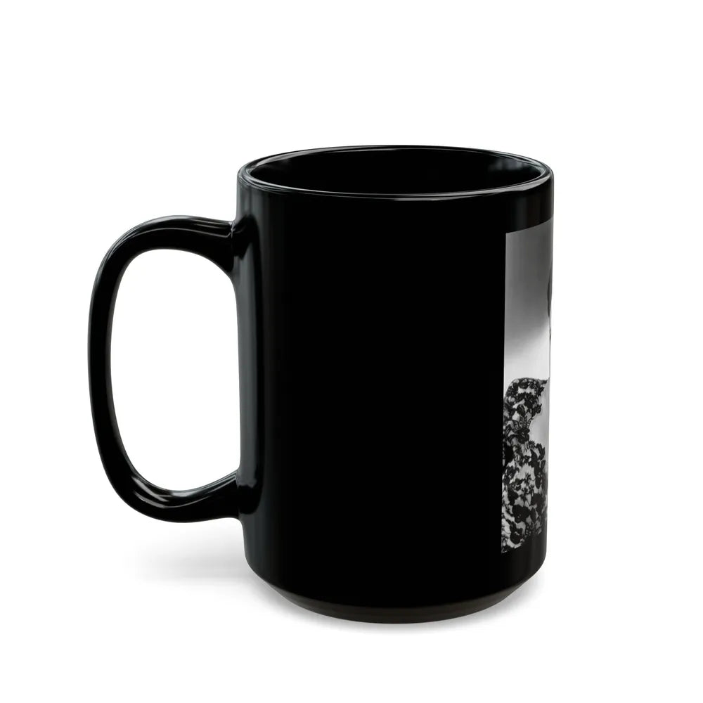 Cathy Downs #20 (Vintage Female Icon) Black Coffee Mug-Go Mug Yourself