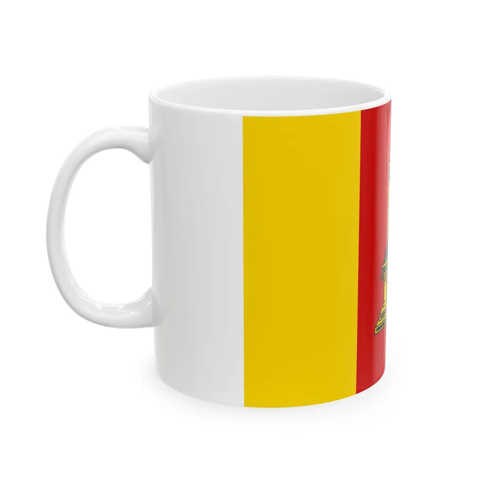 Flag of Tver Oblast Russia - White Coffee Mug-Go Mug Yourself