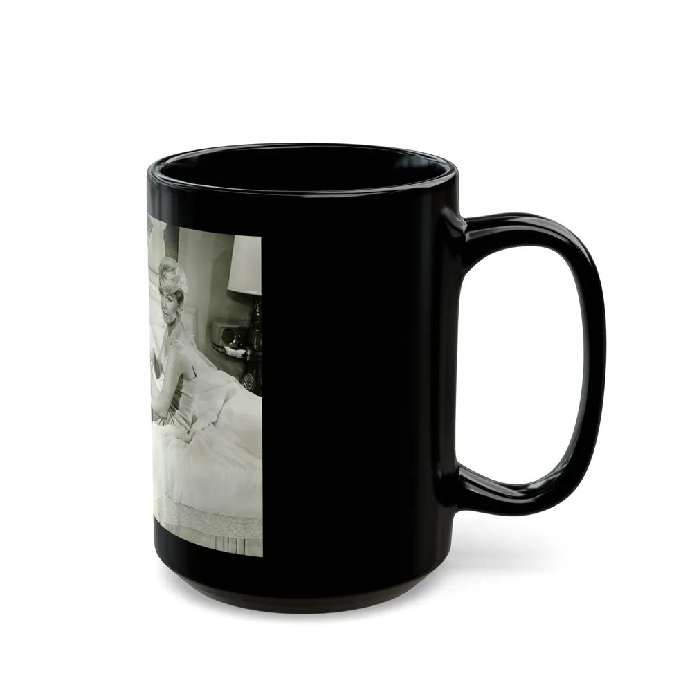 Doris Day #69 (Vintage Female Icon) Black Coffee Mug-Go Mug Yourself