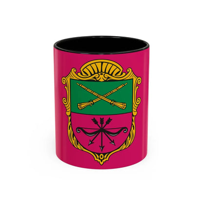 Flag of Zaporizhzhia Ukraine - Accent Coffee Mug-11oz-Black-Go Mug Yourself