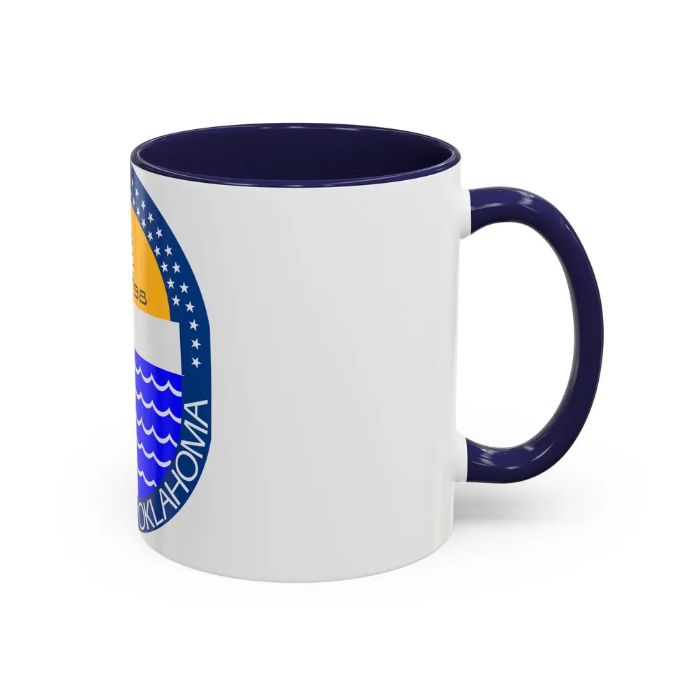 Seal of Tulsa Oklahoma - Accent Coffee Mug-Go Mug Yourself