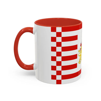 Flag of Bremen with flag arms Germany - Accent Coffee Mug-Go Mug Yourself