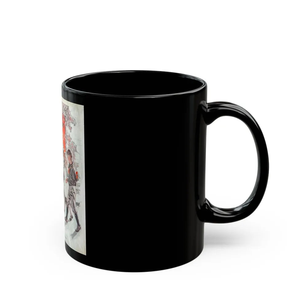 Cream of Wheat ad,The Saturday Evening Post, April 3, 1926 - Black Coffee Mug-Go Mug Yourself