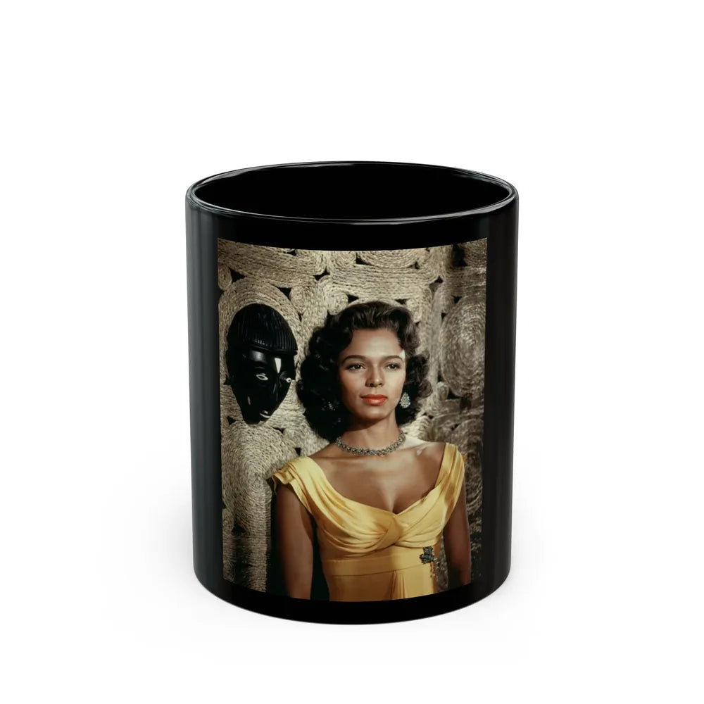 Dorothy Dandridge #03 1 (Vintage Female Icon) Black Coffee Mug-11oz-Go Mug Yourself