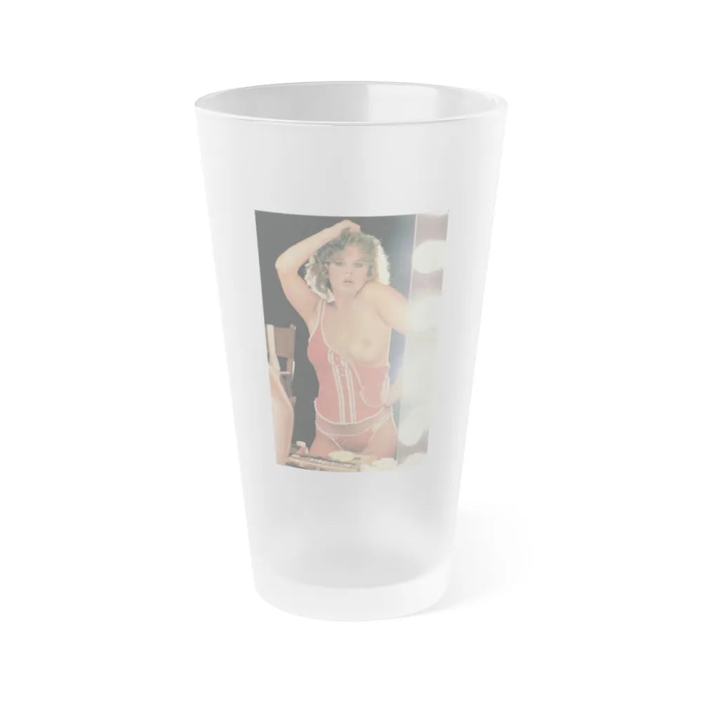 Linda Blair #226 - Partially Topless (Vintage Female Icon) Frosted Pint 16oz-16oz-Frosted-Go Mug Yourself