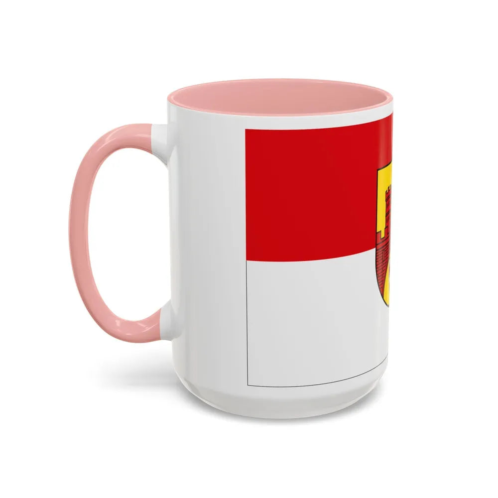 Flag of Bielefeld Germany - Accent Coffee Mug-Go Mug Yourself