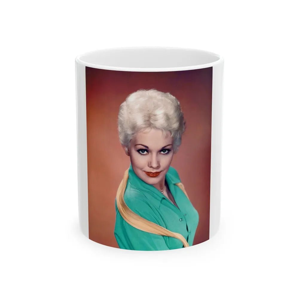 Kim Novak #359 (Vintage Female Icon) White Coffee Mug-11oz-Go Mug Yourself