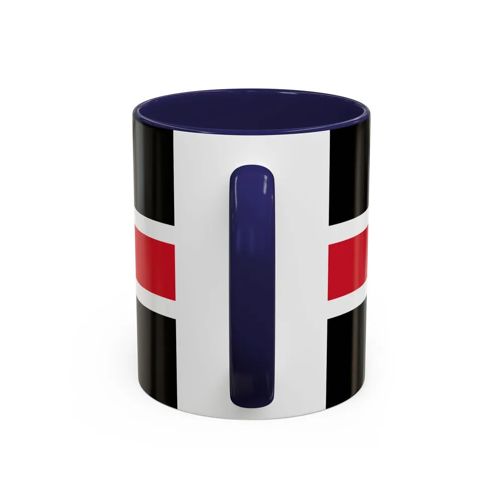 Flag of Durham UK - Accent Coffee Mug-Go Mug Yourself