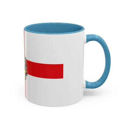 Flag of Huesca Spain - Accent Coffee Mug-Go Mug Yourself