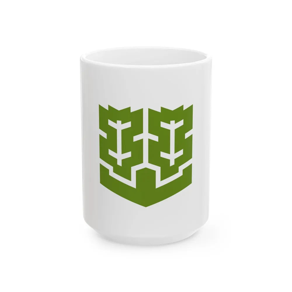 Flag of Matsuyama Ehime Japan - White Coffee Mug-15oz-Go Mug Yourself