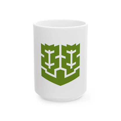 Flag of Matsuyama Ehime Japan - White Coffee Mug-15oz-Go Mug Yourself