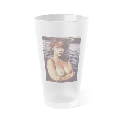 Linda Blair #242 - Topless (Vintage Female Icon) Frosted Pint 16oz-16oz-Frosted-Go Mug Yourself