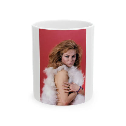 Julie Ege #149 (Vintage Female Icon) White Coffee Mug-11oz-Go Mug Yourself