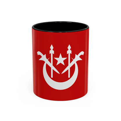 Flag of Kelantan Malaysia - Accent Coffee Mug-11oz-Black-Go Mug Yourself