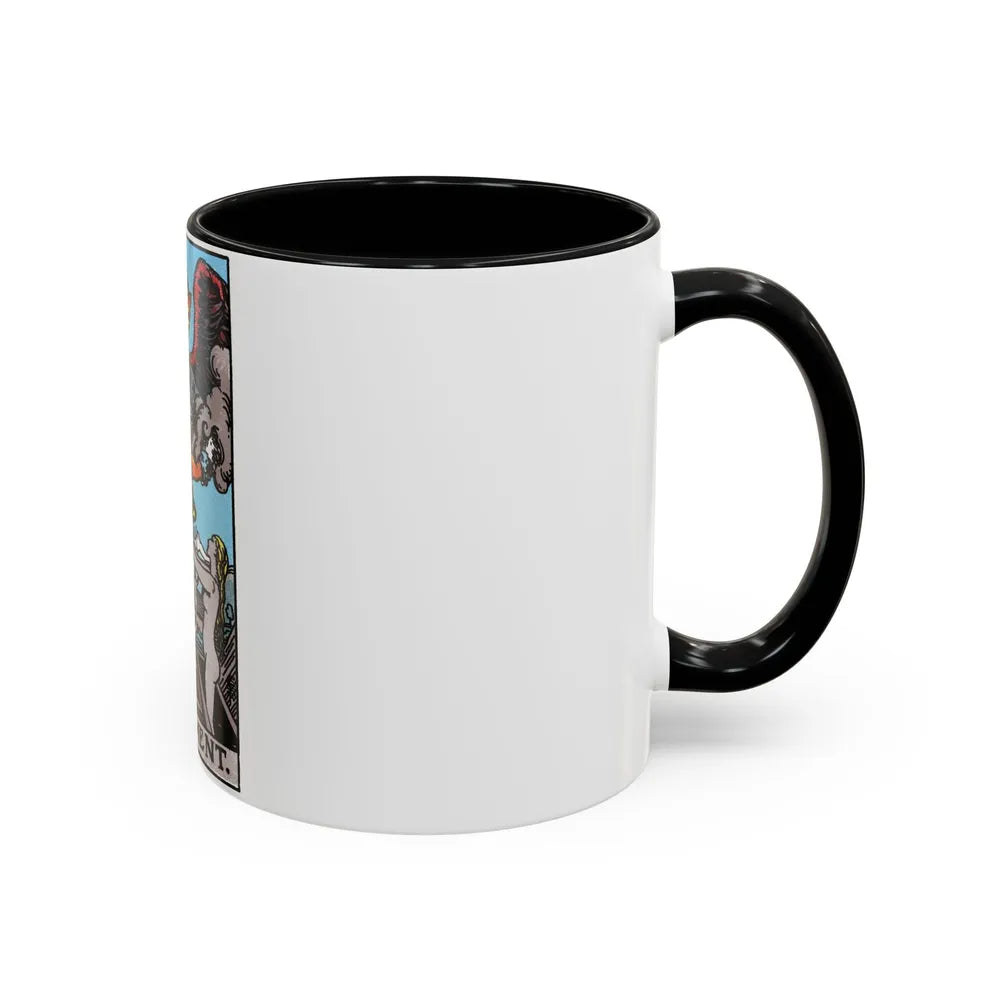 Judgement (Tarot Card) Accent Coffee Mug-Go Mug Yourself