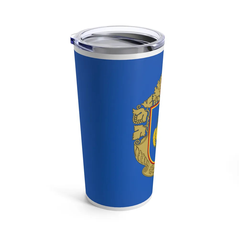 Flag of Cherkasy Oblast Ukraine - Tumbler 20oz-Go Mug Yourself