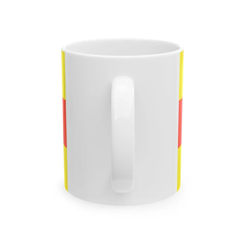 Flag of Baden Baden Germany - White Coffee Mug-Go Mug Yourself