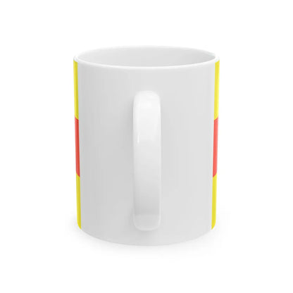 Flag of Baden Baden Germany - White Coffee Mug-Go Mug Yourself