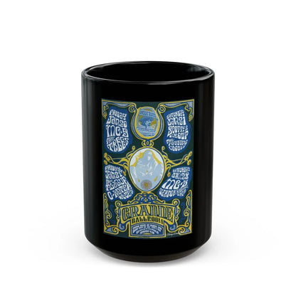 MC5 1967 (Music Poster) Black Coffee Mug-15oz-Go Mug Yourself