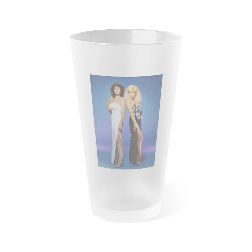 Lynda Carter #242 with, Loni Anderson (Vintage Female Icon) Frosted Pint 16oz-16oz-Frosted-Go Mug Yourself