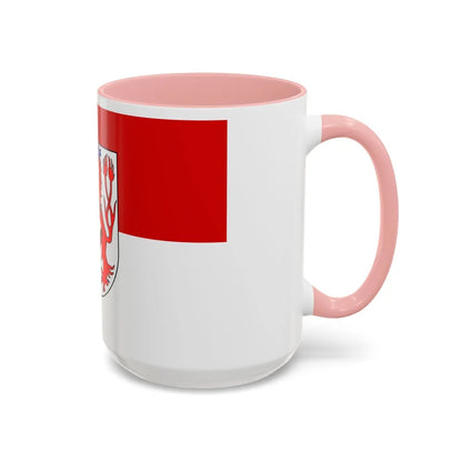 Flag of Duesseldorf Germany - Accent Coffee Mug-Go Mug Yourself