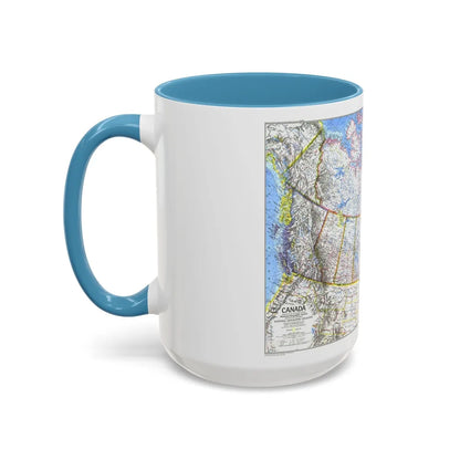 Canada (1972) (Map) Accent Coffee Mug-Go Mug Yourself