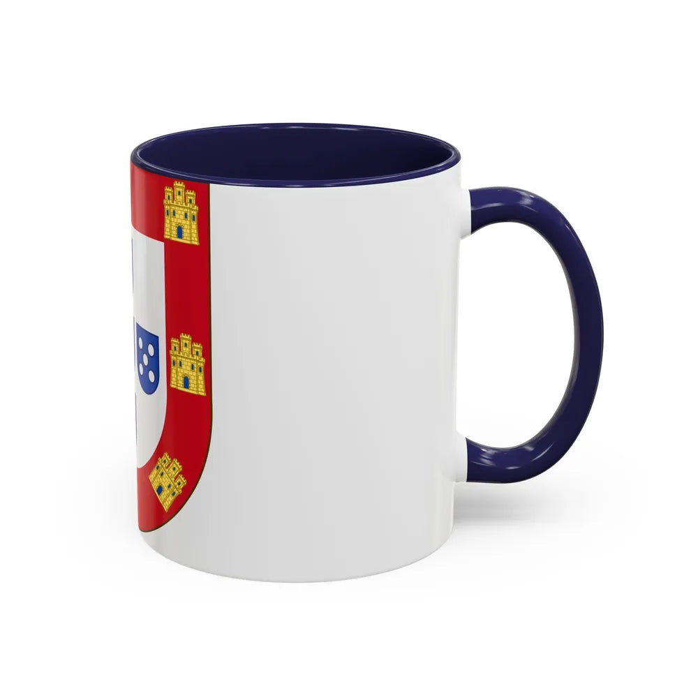 Royal Arms of Portugal - Accent Coffee Mug-Go Mug Yourself