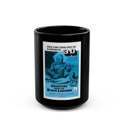 CREATURE FROM THE BLACK LAGOON (4) 1954 Movie Poster - Black Coffee Mug-15oz-Go Mug Yourself