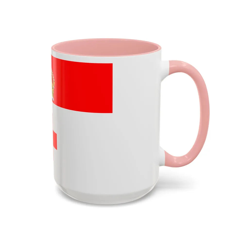 Flag of Birkirkara Malta - Accent Coffee Mug-Go Mug Yourself