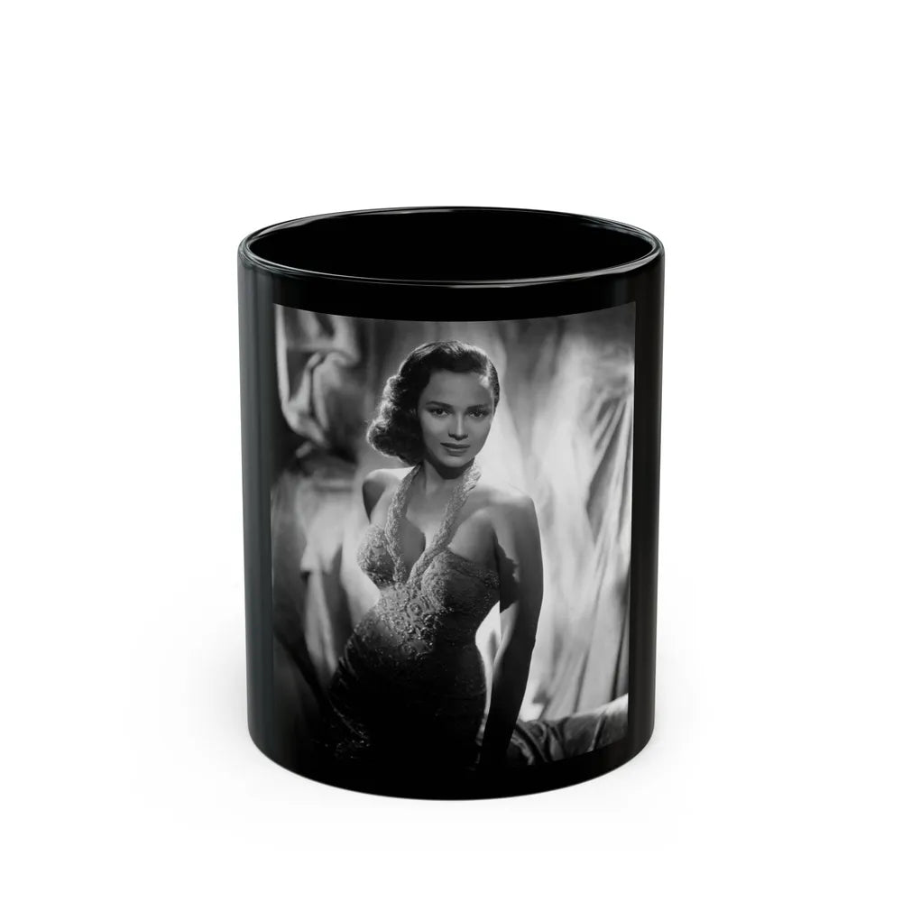 Dorothy Dandridge #42 (Vintage Female Icon) Black Coffee Mug-11oz-Go Mug Yourself