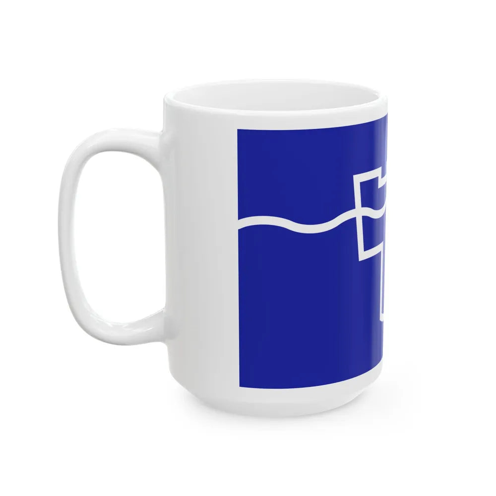 Flag of Tyne & Wear UK - White Coffee Mug-Go Mug Yourself