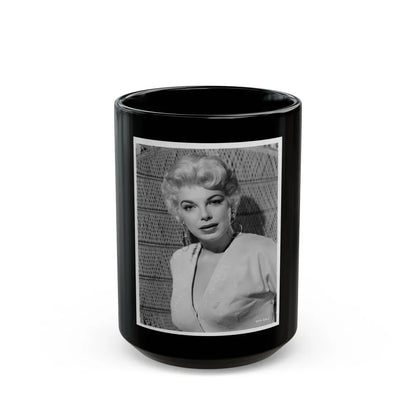 Barbara Nichols #462 (Vintage Female Icon) Black Coffee Mug-15oz-Go Mug Yourself