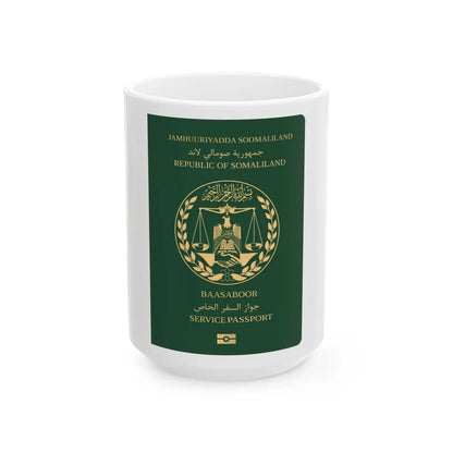 Somaliland Service Passport - White Coffee Mug-15oz-Go Mug Yourself