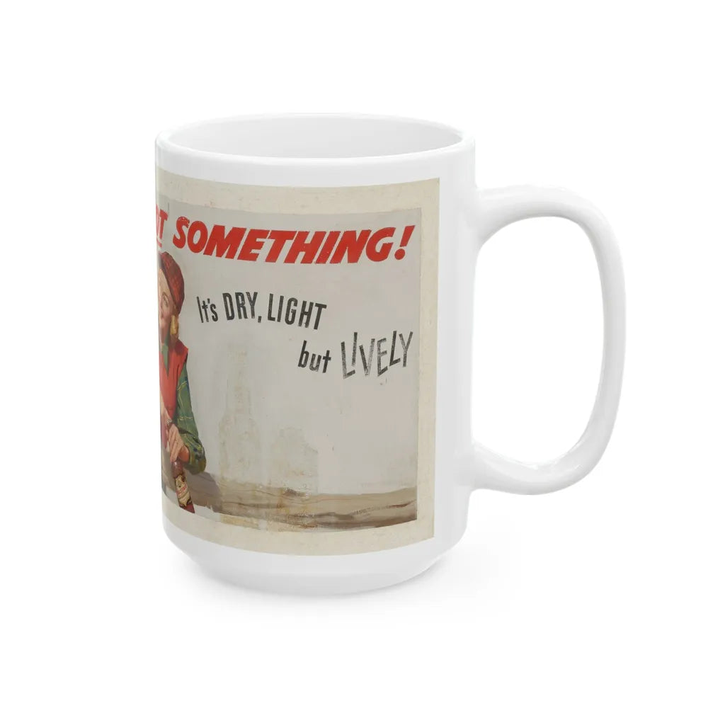 Falstaff's Got Something!, ad illustration - White Coffee Mug-Go Mug Yourself