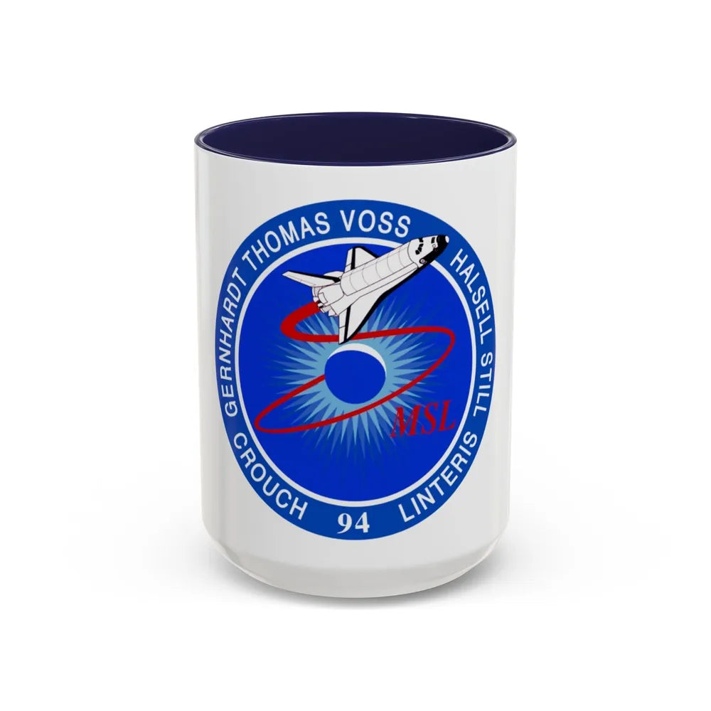 STS 94 (NASA) Accent Coffee Mug-15oz-Navy-Go Mug Yourself