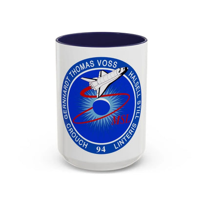 STS 94 (NASA) Accent Coffee Mug-15oz-Navy-Go Mug Yourself