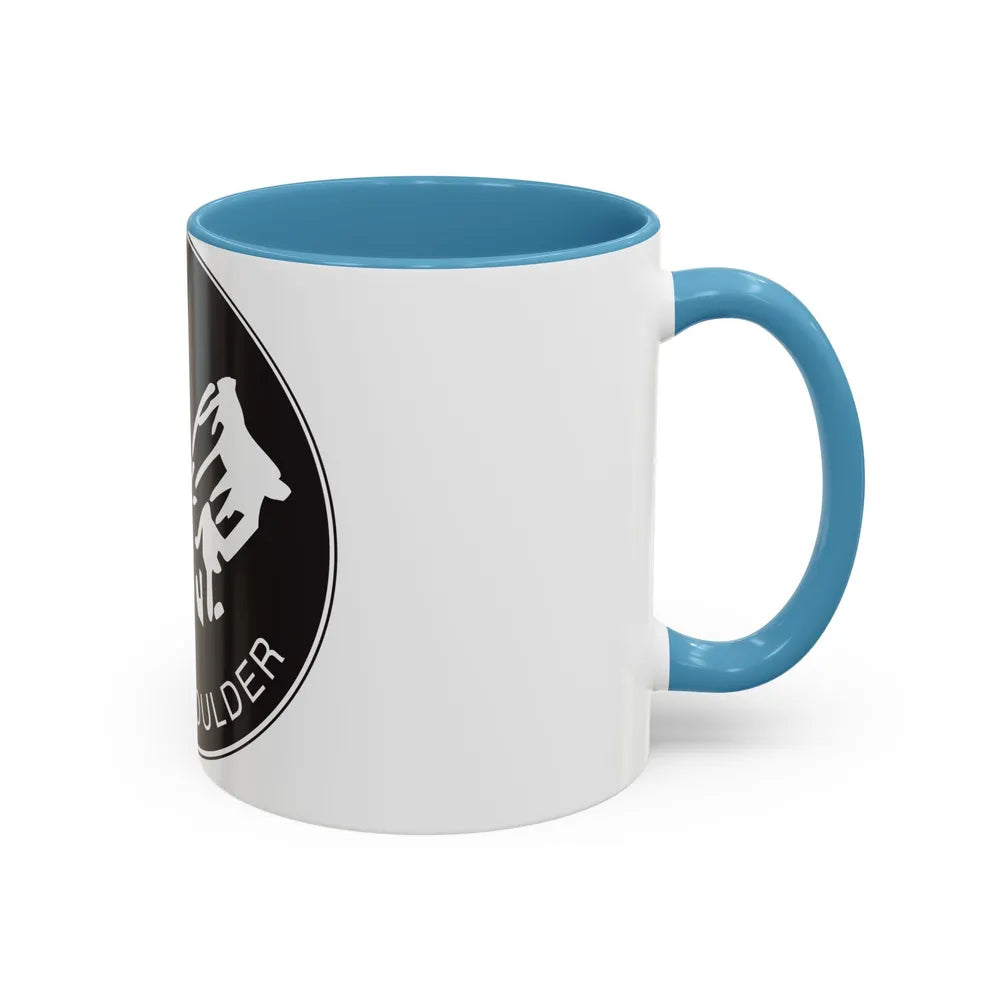 Seal of Boulder Colorado - Accent Coffee Mug-Go Mug Yourself