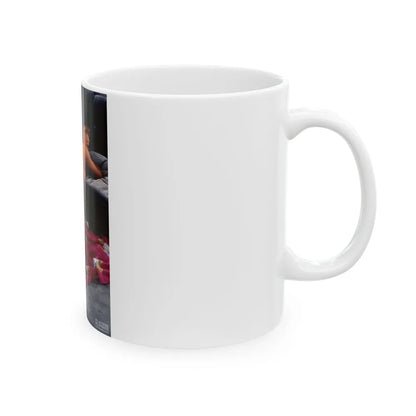 Ola Ray #37 (Vintage Female Icon) White Coffee Mug-Go Mug Yourself