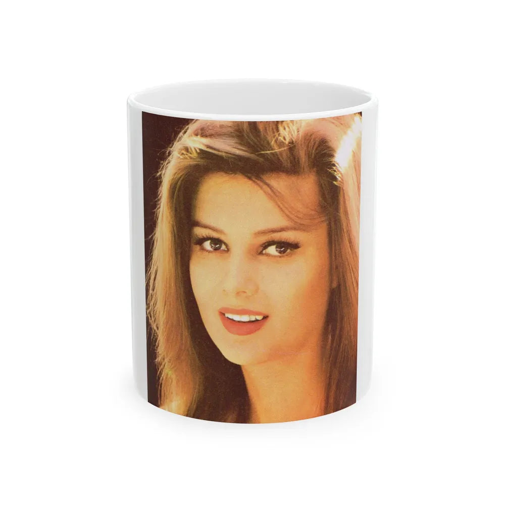 Pamela Tiffin #29 (Vintage Female Icon) White Coffee Mug-11oz-Go Mug Yourself